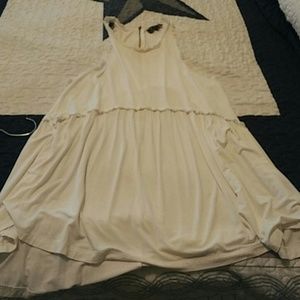 White Baby doll tank